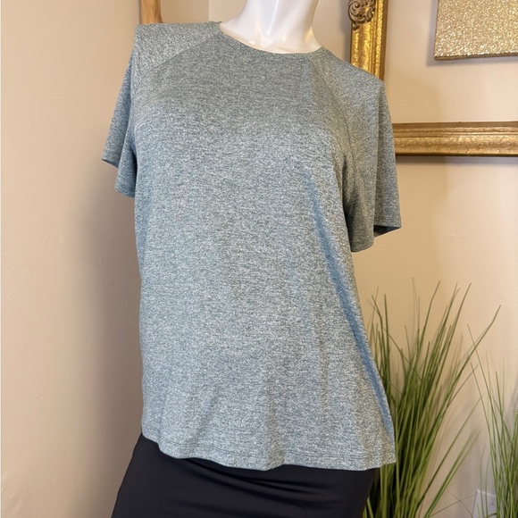 LULULEMON Women's Fast and Free Short-Sleeve T Shirt Green Grey 8 - Picture 1 of 6